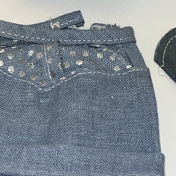 Vintage Barbie THE JEANS LOOK Fashions #4329 Skirt Jacket Boots (1987) Mattel - Picture 5 of 8